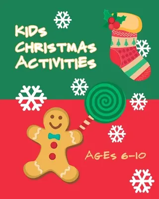 Carte de activități de Crăciun - vârsta 6-10 ani: Puzzle-uri cu mai multe cuvinte, colorare, povestire și jocuri interactive - Christmas Activity Book - Ages 6-10: Multiple Word Puzzles, Coloring, Story Telling, and Interactive Games