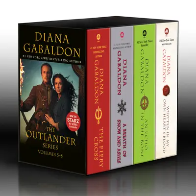 Outlander Volumele 5-8 (4-Book Boxed Set): Crucea de foc, O adiere de zăpadă și cenușă, Un ecou în os, Scris cu sângele inimii mele - Outlander Volumes 5-8 (4-Book Boxed Set): The Fiery Cross, a Breath of Snow and Ashes, an Echo in the Bone, Written in My Own Heart's Blood