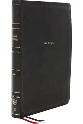 Nkjv, Deluxe End-Of-Verse Reference Bible, Personal Size Large Print, Leathersoft, Black, Red Letter Edition, Comfort Print: Sfânta Biblie, Noua versiune King Jame - Nkjv, Deluxe End-Of-Verse Reference Bible, Personal Size Large Print, Leathersoft, Black, Red Letter Edition, Comfort Print: Holy Bible, New King Jame