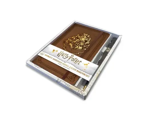 Harry Potter: Jurnal Hogwarts Hardcover și set de stilouri cu baghetă Elder - Harry Potter: Hogwarts Hardcover Journal and Elder Wand Pen Set