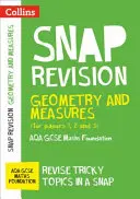 AQA GCSE 9-1 Maths Foundation Geometry and Measures (Papers 1, 2 & 3) Revision Guide - Ideal pentru învățarea acasă, examenele 2022 și 2023 - AQA GCSE 9-1 Maths Foundation Geometry and Measures (Papers 1, 2 & 3) Revision Guide - Ideal for Home Learning, 2022 and 2023 Exams