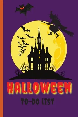To-do list de Halloween: Blocuri de notițe zilnice To do List, Urmărire a obiceiurilor, dimensiune Letter (6 x 9) - Halloween To-do list: To do List Daily Notepads, Habit Tracker, Letter Size (6 x 9)