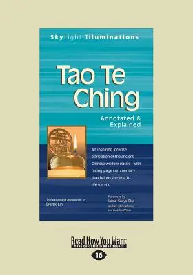 Tao Te Ching: adnotat și explicat (format mare 16pt) - Tao Te Ching: Annotated & Explained (Large Print 16pt)