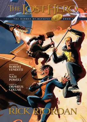 Heroes of Olympus, Book One Eroul pierdut: Roman grafic (Heroes of Olympus, Book One) - Heroes of Olympus, Book One the Lost Hero: The Graphic Novel (Heroes of Olympus, Book One)