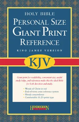 Biblie de referință de dimensiuni personale cu tipar uriaș-KJV - Personal Size Giant Print Reference Bible-KJV