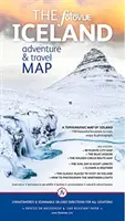 FotoVUE Hartă de călătorie și aventură Islanda - fotoVUE Iceland Adventure and Travel Map