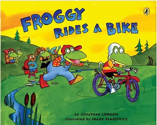 Froggy merge pe bicicletă - Froggy Rides a Bike