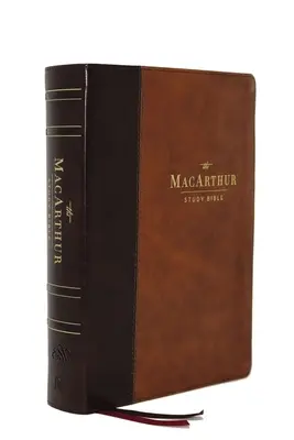 Esv, Biblia de studiu MacArthur, ediția a 2-a, Leathersoft, maro, indexată cu degetul mare: Dezlănțuirea adevărului lui Dumnezeu, verset cu verset - The Esv, MacArthur Study Bible, 2nd Edition, Leathersoft, Brown, Thumb Indexed: Unleashing God's Truth One Verse at a Time