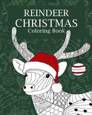 Reindeer Crăciun carte de colorat - Reindeer Christmas Coloring Book