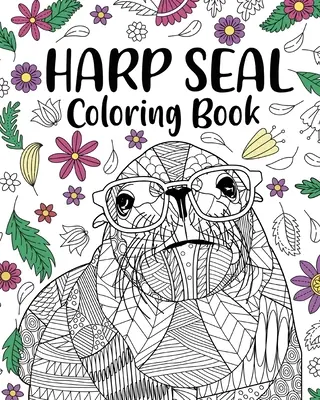 Foca Harp Carte de colorat - Harp Seal Coloring Book