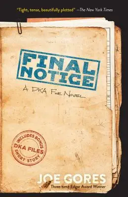 Notificare finală: Un roman Dka File - Final Notice: A Dka File Novel