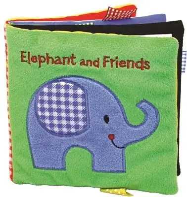 Elefant și prieteni: O carte moale și pufoasă pentru bebeluși - Elephant and Friends: A Soft and Fuzzy Book for Baby