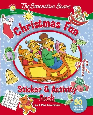 Cartea de activități și autocolante The Berenstain Bears Christmas Fun - The Berenstain Bears Christmas Fun Sticker and Activity Book