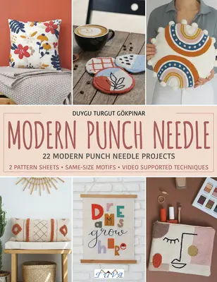 Modern Punch Needle: Proiecte moderne și proaspete Punch Needle - Modern Punch Needle: Modern and Fresh Punch Needle Projects
