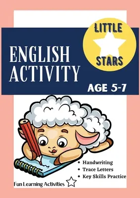 Activitate în limba engleză vârsta 5-7 ani: Carte de lucru distractivă și completă Trace Letters Alphabet Basics - 98 de pagini, de la grădiniță la clasa 1, scris de mână, colorat, numărat - English Activity Age 5-7: Fun, Complete Trace Letters Alphabet Basics Workbook - 98 Pages, Kindergarten to Grade 1, Handwriting, Coloring, Count