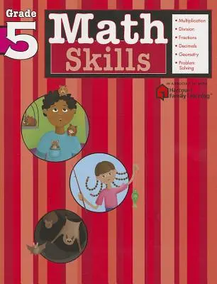 Abilități de matematică: Gradul 5 (Flash Kids Harcourt Family Learning) - Math Skills: Grade 5 (Flash Kids Harcourt Family Learning)