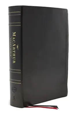 Nkjv, MacArthur Study Bible, 2nd Edition, Genuine Leather, Black, Thumb-Indexed, Comfort Print: Dezlegarea adevărului lui Dumnezeu un verset la un moment dat - Nkjv, MacArthur Study Bible, 2nd Edition, Genuine Leather, Black, Thumb-Indexed, Comfort Print: Unleashing God's Truth One Verse at a Time