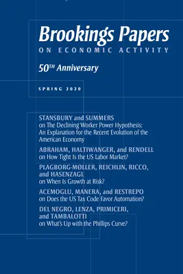 Documente Brookings privind activitatea economică: Primăvara anului 2020 - Brookings Papers on Economic Activity: Spring 2020