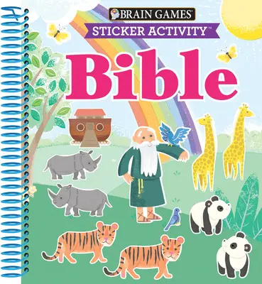 Brain Games - Activitate cu autocolante: Biblia (pentru copii de 3-6 ani) - Brain Games - Sticker Activity: Bible (for Kids Ages 3-6)