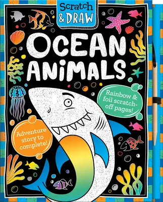 Scarpină și desenează animale oceanice - Scratch and Draw Ocean Animals