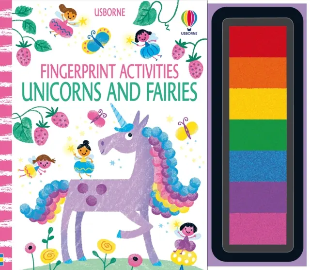 Activități de amprentă Unicorni și zâne - Fingerprint Activities Unicorns and Fairies