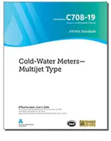 AWWA C708-19 Contoare de apă rece - tip multijet - AWWA C708-19 Cold-Water Meters - Multijet Type