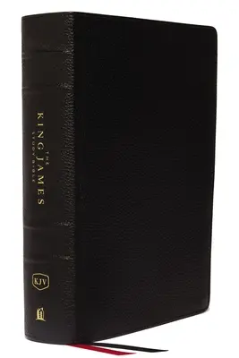 Biblia de studiu King James, piele naturală, neagră, indexată, ediție full color - The King James Study Bible, Genuine Leather, Black, Indexed, Full-Color Edition