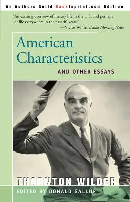 Caracteristici americane și alte eseuri - American Characteristics and Other Essays