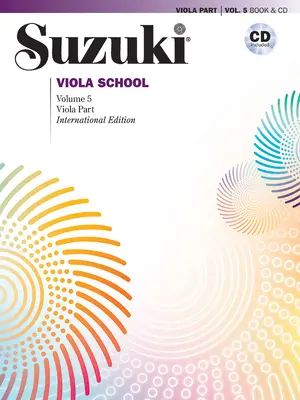 Suzuki Viola School, Vol 5: Partea de vioară, carte și CD - Suzuki Viola School, Vol 5: Viola Part, Book & CD