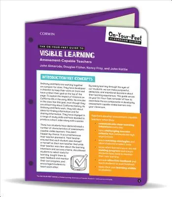 Ghid la picior pentru învățarea vizibilă - profesori capabili de evaluare (On-Your-Feet Guide to Visible Learning - Assessment-Capable Teachers) - On-Your-Feet Guide to Visible Learning - Assessment-Capable Teachers