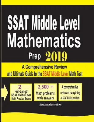 SSAT Middle Level Mathematics Prep 2019: O revizuire cuprinzătoare și un ghid final pentru testul SSAT Middle Level Math - SSAT Middle Level Mathematics Prep 2019: A Comprehensive Review and Ultimate Guide to the SSAT Middle Level Math Test