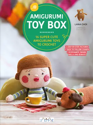 Amigurumi Toy Box: 16 jucării Amigurumi super drăguțe de croșetat - Amigurumi Toy Box: 16 Super Cute Amigurumi Toys to Crochet