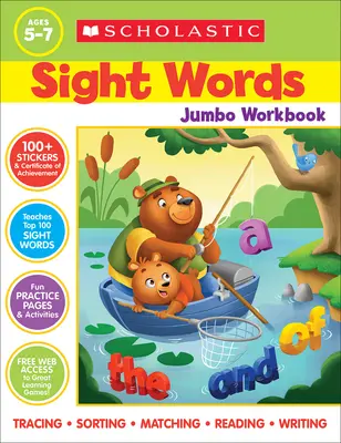 Carte de lucru Scholastic Sight Words Jumbo - Scholastic Sight Words Jumbo Workbook