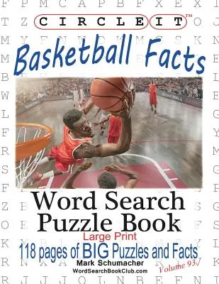 Circle It, Informații despre baschet, Căutare în cuvinte, Carte puzzle - Circle It, Basketball Facts, Word Search, Puzzle Book