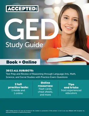 Ghid de studiu GED 2022 Toate materiile: Pregătire pentru test și revizuire a Reasoning through Language Arts, Matematică, Științe și Studii Sociale cu întrebări practice pentru examen - GED Study Guide 2022 All Subjects: Test Prep and Review of Reasoning through Language Arts, Math, Science, and Social Studies with Practice Exam Quest