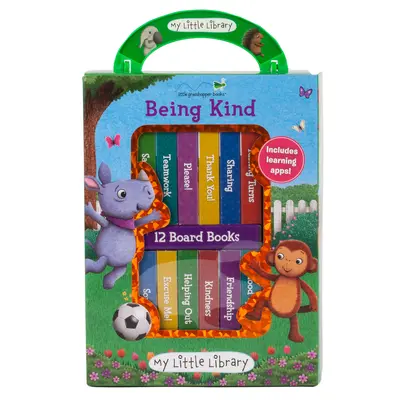 My Little Library: Being Kind (12 cărți de carton și 3 aplicații descărcabile!) - My Little Library: Being Kind (12 Board Books & 3 Downloadable Apps!)
