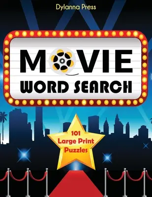 Căutare de cuvinte despre filme: 101 puzzle-uri de imprimare mare - Movie Word Search: 101 Large Print Puzzles