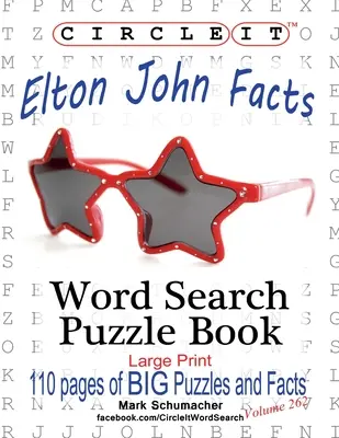Circle It, Elton John fapte, Căutare în cuvinte, Carte puzzle - Circle It, Elton John Facts, Word Search, Puzzle Book