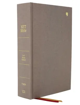 Net Bible, Full-Notes Edition, Cloth Over Board, Gray, Comfort Print: Sfânta Biblie - Net Bible, Full-Notes Edition, Cloth Over Board, Gray, Comfort Print: Holy Bible