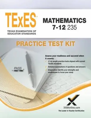 TExES Matematică 7-12 235 Kit de testare practică - TExES Mathematics 7-12 235 Practice Test Kit