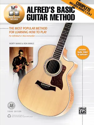 Alfred's Basic Guitar Method, Complete: Cea mai populară metodă pentru a învăța să cânți, carte și video online / audio / software - Alfred's Basic Guitar Method, Complete: The Most Popular Method for Learning How to Play, Book & Online Video/Audio/Software