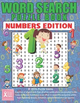 Carte de puzzle cu căutare de cuvinte: Ediția numerelor - Word Search Puzzle Book: Numbers Edition