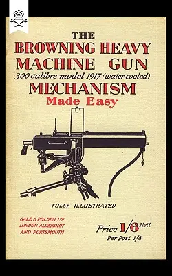 Mitraliera grea Browning calibru .300 Model 1917 (răcită cu apă) Mecanismul făcut ușor - Browning Heavy Machine Gun .300 Calibre Model 1917 (Water Cooled) Mechanism Made Easy