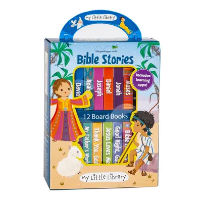 Biblioteca mea mică: Povești biblice (12 cărți de carton) - My Little Library: Bible Stories (12 Board Books)