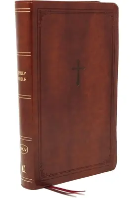 Nkjv, Biblie de referință, compactă, piele moale, maro, ediție cu litere roșii, Comfort Print: Sfânta Biblie, Noua versiune King James - Nkjv, Reference Bible, Compact, Leathersoft, Brown, Red Letter Edition, Comfort Print: Holy Bible, New King James Version