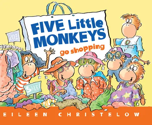 Cinci maimuțoi fac cumpărături pentru școală - Five Little Monkeys Shopping for School
