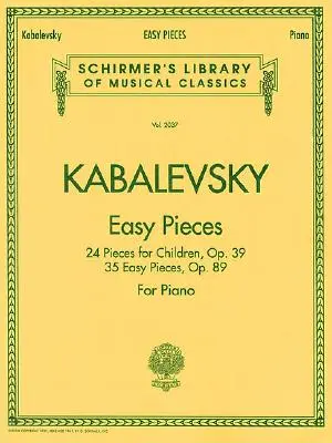 Piese ușoare: Schirmer Library of Classics Volume 2037 Piano Solo - Easy Pieces: Schirmer Library of Classics Volume 2037 Piano Solo
