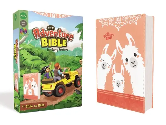 Nirv, Biblie pentru cititori timpurii, Leathersoft, Coral, Full Color - Nirv, Adventure Bible for Early Readers, Leathersoft, Coral, Full Color