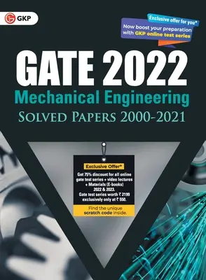 GATE 2022 Inginerie mecanică - Lucrări rezolvate (2000-2021) (G K Publications (P) Ltd) - GATE 2022 Mechanical Engineering - Solved Papers (2000-2021) (G K Publications (P) Ltd)