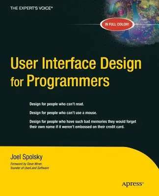 Proiectarea interfeței utilizator pentru programatori - User Interface Design for Programmers